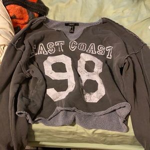 NWot forever 21 east coast sweatshirt
